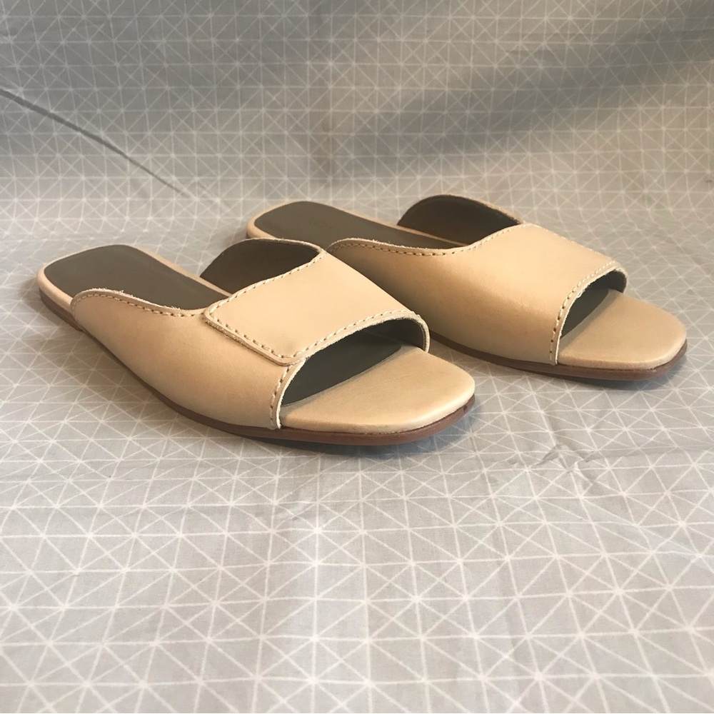 NWOT Wilder Maude Slide in Bone 6